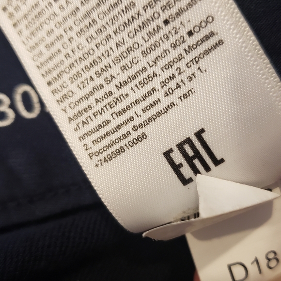 Banana Republic Traveler Slim Fit Chino Pants Men’s 32x26 Navy Blue Stretch - Picture 12 of 13